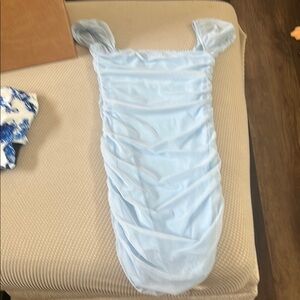 Princess Polly Light Blue Mini Dress